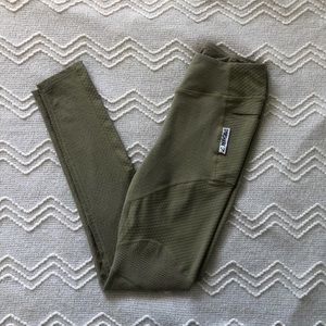 Gymshark True Texture Leggings - Washed Khaki